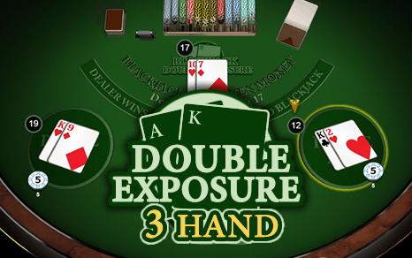 Blackjack Double Exposure 3 Hand Habanero